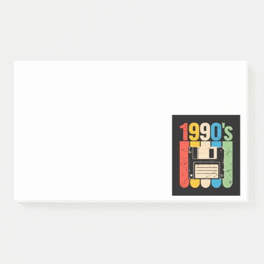 Retro floppy disk computer nostalgie jaren 90 post-it® notes (Voorkant)