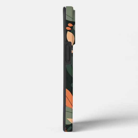 Retro Floral Art Pattern Case-Mate iPhone Case (Achterkant / Rechts)