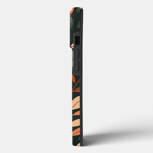 Retro Floral Art Pattern Case-Mate iPhone Case (Achterkant / Links)