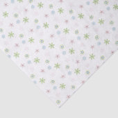 Retro Floral Baby shower Tissuepapier (Detail)