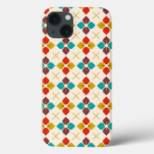 Retro Floral Case-Mate iPhone Case (Achterkant)