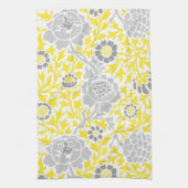Retro Floral Damask Theedoek (Verticaal)