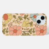 Retro Floral Delight | bloemmotief Case-Mate iPhone Case (Achterkant (horizontaal))