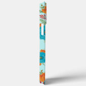 Retro Floral iPhone 13 Pro Max Coque (Verso / Droite)