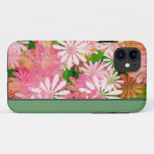 Retro Floral iPhone 5 Coque (Dos (Horizontal))