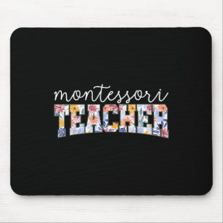 Retro Floral Montessori Teacher Instructor Educato Muismat