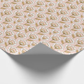 Retro floral: naadloos patroon. cadeaupapier (Hoek)