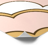 Retro floral: naadloos patroon. poster (Hoek)