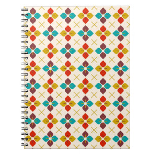 Retro Floral Notitieboek