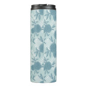 Retro Floral Patroon 2 2 Thermosbeker (Achterkant)