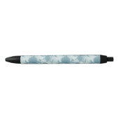 Retro Floral Patroon 2 2 Zwarte Inkt Pen (Voorkant)