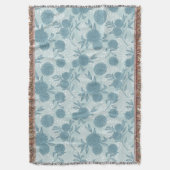 Retro Floral Patroon 2 3 Deken (Voorkant Verticaal)