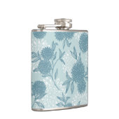 Retro Floral Patroon 2 3 Heupfles (Rechts)