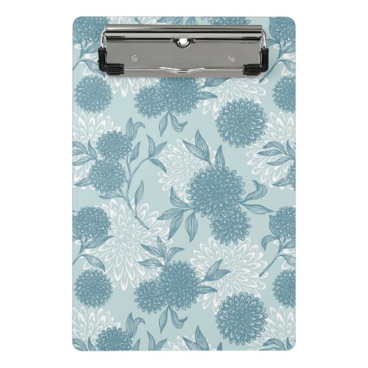 Retro Floral Patroon 2 3 Mini Klembord (Voorkant)