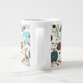 Retro Floral Patroon 2 Jumbo Beker (Achterkant)