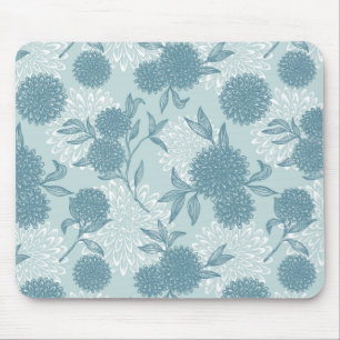 Retro Floral Patroon 2 Muismat