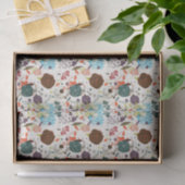 Retro Floral Patroon 2 Tissuepapier (Geschenk)