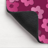 Retro Floral Pattern Mousepad Muismat (Hoek)