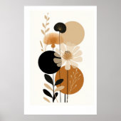  Retro Floral Poster (Voorkant)