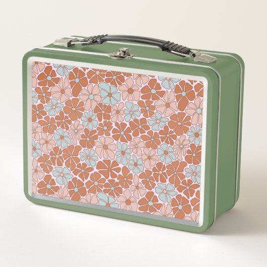 Retro Floral Seamless Pattern (Voorkant)