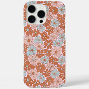 Retro Floral Seamless Pattern iPhone 16 Pro Max Hoesje