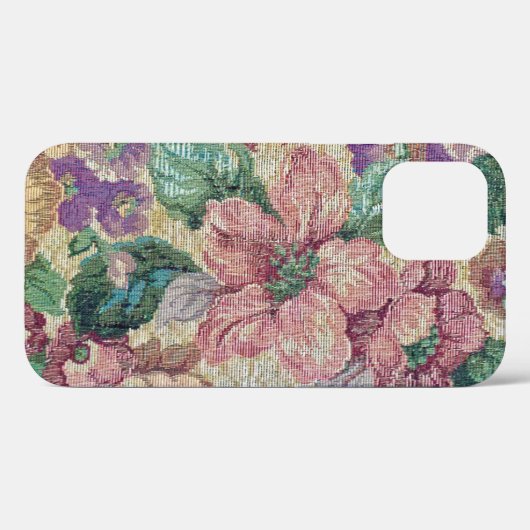 retro floral tapestry Case-Mate iPhone case (Achterkant (horizontaal))