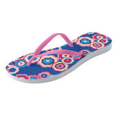 Retro Floral Teenslippers (Schuin)