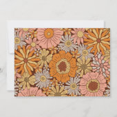 Retro Florals ANY AGE Invitation (Dos)