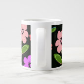 Retro Florals Jumbo Beker (Achterkant)