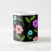 Retro Florals Jumbo Beker (Voorkant)