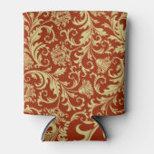 Retro florals:  patroonachtergrond. blikjeskoeler (Voorkant)