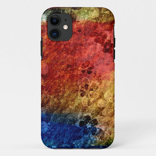 retro floreel patroon 3 Case-Mate iPhone case (Achterkant)