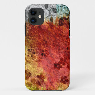  retro floreel patroon 4 iPhone 11 hoesje