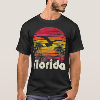  Retro Florida Beach Sun 70s 80s Style Gift T-shirt
