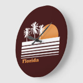 Retro Florida Grote Klok (Hoek)