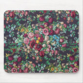 Retro Flower Chintz Peonies Calico Pattern Muismat (Voorkant)