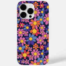 Retro Flower Design voor iPhone en Samsung