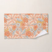 Retro Flower Garden Pattern Bad Handdoek (Handdoek)
