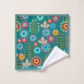 Rétro, Flower Patch (Gant de toilette)