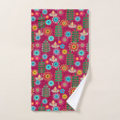 Rétro, Flower Patch (Serviette à main)
