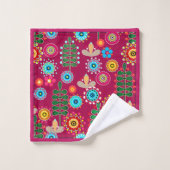 Rétro, Flower Patch (Gant de toilette)