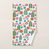 Rétro, Flower Patch (Serviette à main)