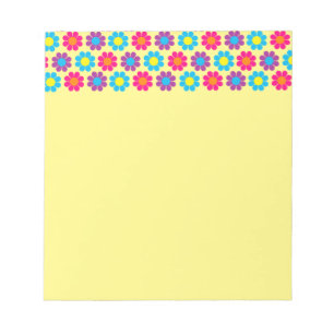 Retro Flower Power Notitieblok