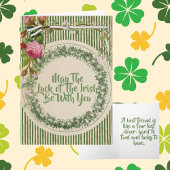  Retro Flower St Patrick's Day Kaart