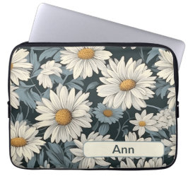 Retro Flowers 11 laptophoes Laptop Sleeve