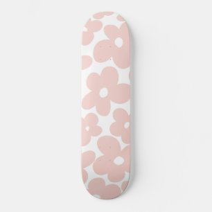 Retro Flowers #2 #floral #patroon #decor #art Skateboard