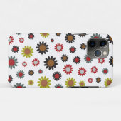 Retro Flowers Case-Mate iPhone Case (Achterkant (horizontaal))