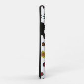 Retro Flowers Case-Mate iPhone Case (Achterkant/rechts)