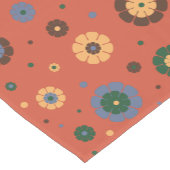 Retro Flowers Tafelloper (Hoek)