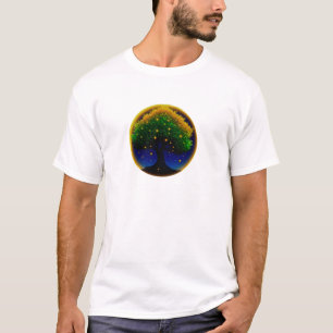 Retro Fluister Zonnewiel – Hand-getextureerde Bota T-shirt
